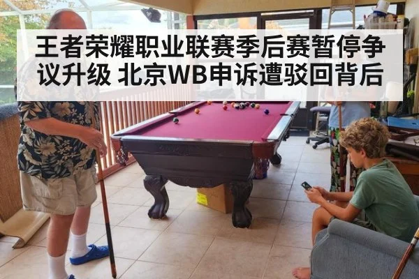 王者荣耀职业联赛季后赛暂停争议升级 北京WB申诉遭驳回背后